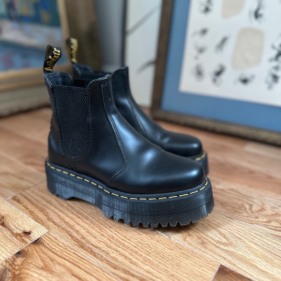 Dr. Martens Shoes - Dr. Martens Platform Chelsea Boots